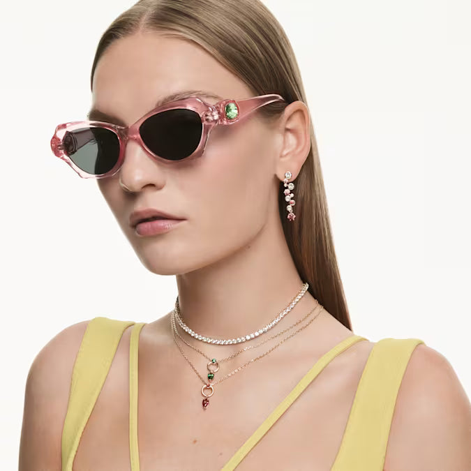 Swarovski Mesmera Pendant Mixed Cuts, Green, Gold-Tone Plated 5732484