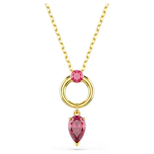 Swarovski Mesmera Pendant Mixed Cuts, Red, Gold-Tone Plated 5732487