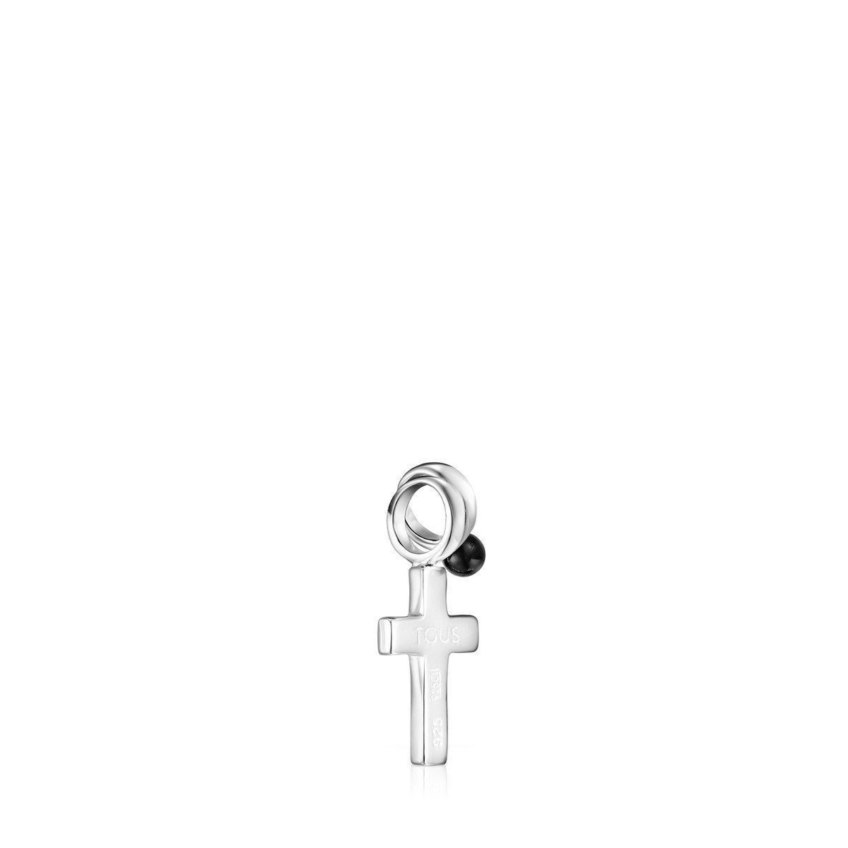 Tous Pack of Silver and Onyx Sweet Dolls cross Pendants 912784510