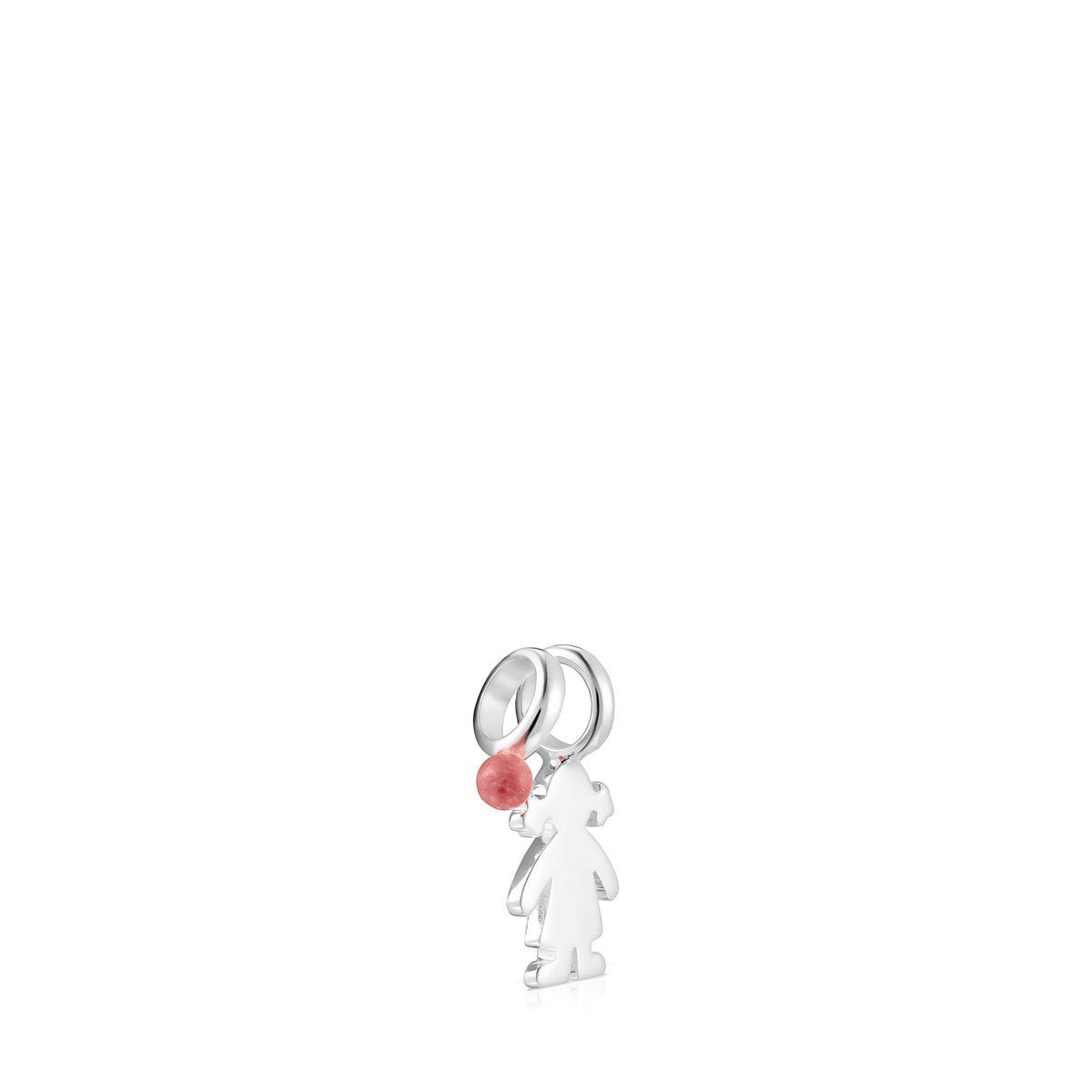 Tous Pack of Silver and Rhodochrosite Sweet Dolls girl Pendants