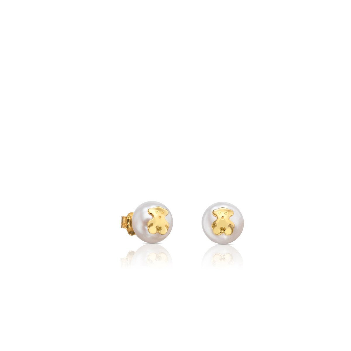 Tous Gold TOUS Bear Earrings with Pearl 511000795