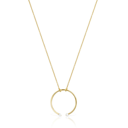 Tous Batala Necklace in Gold Vermeil with Pearl 918542580