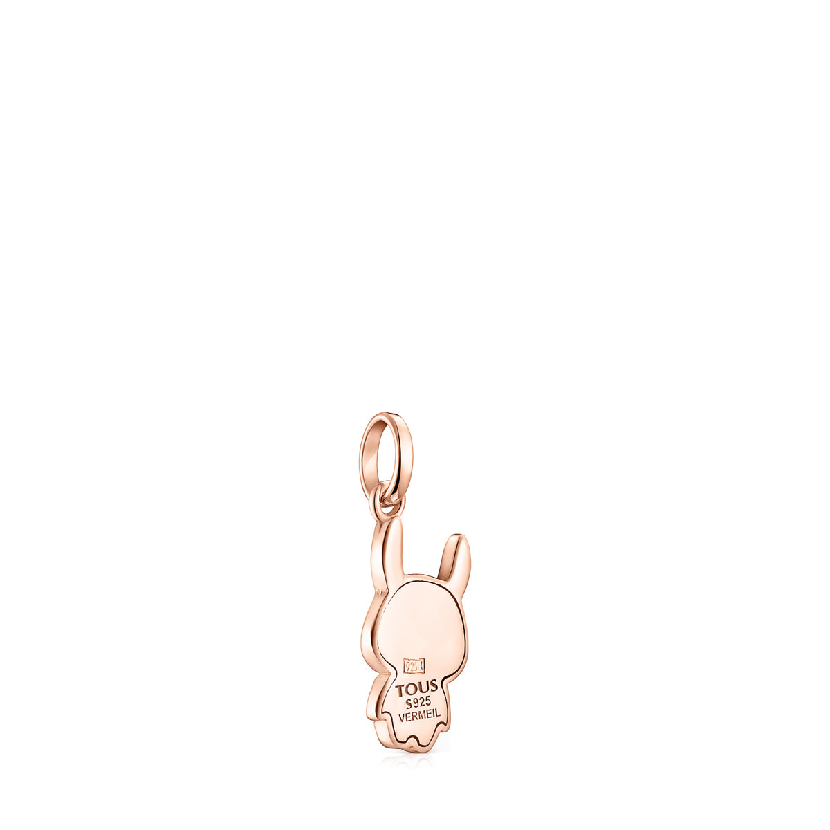Tous Chinese Horoscope Rabbit Pendant in Rose Gold Vermeil with Ruby 918434550