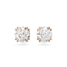 Constella stud earrings Round cut, White, 5638801 5636712 5642595