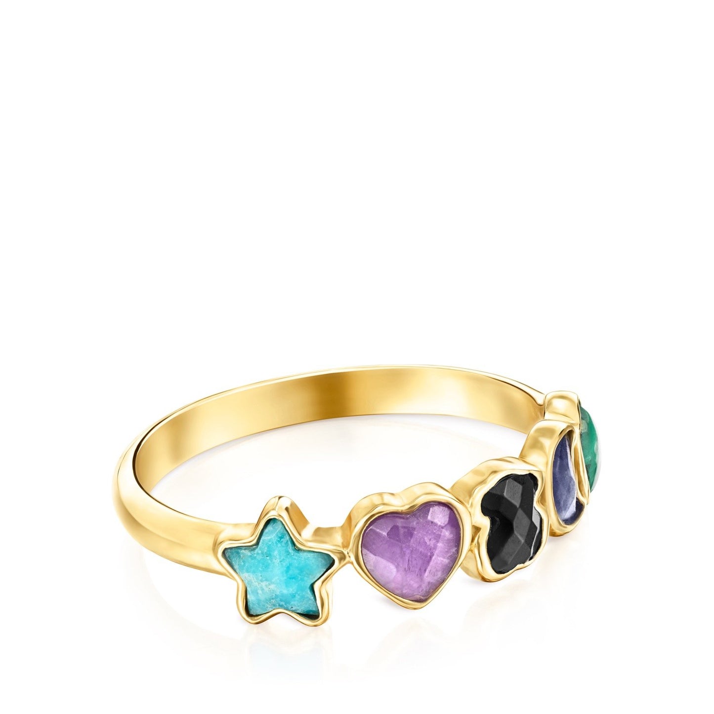 Tous Glory Vermeil Silver Ring 918595501