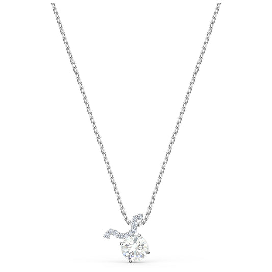 Swarovski Zodiac II Pendant, Taurus, White, Mixed metal finish 5556905