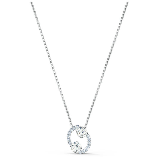 Swarovski Zodiac II Pendant, Cancer, White, Mixed metal finish 5561422