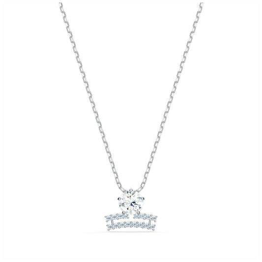 Swarovski Zodiac II Pendant, Libra, White, Mixed metal finish 5563895