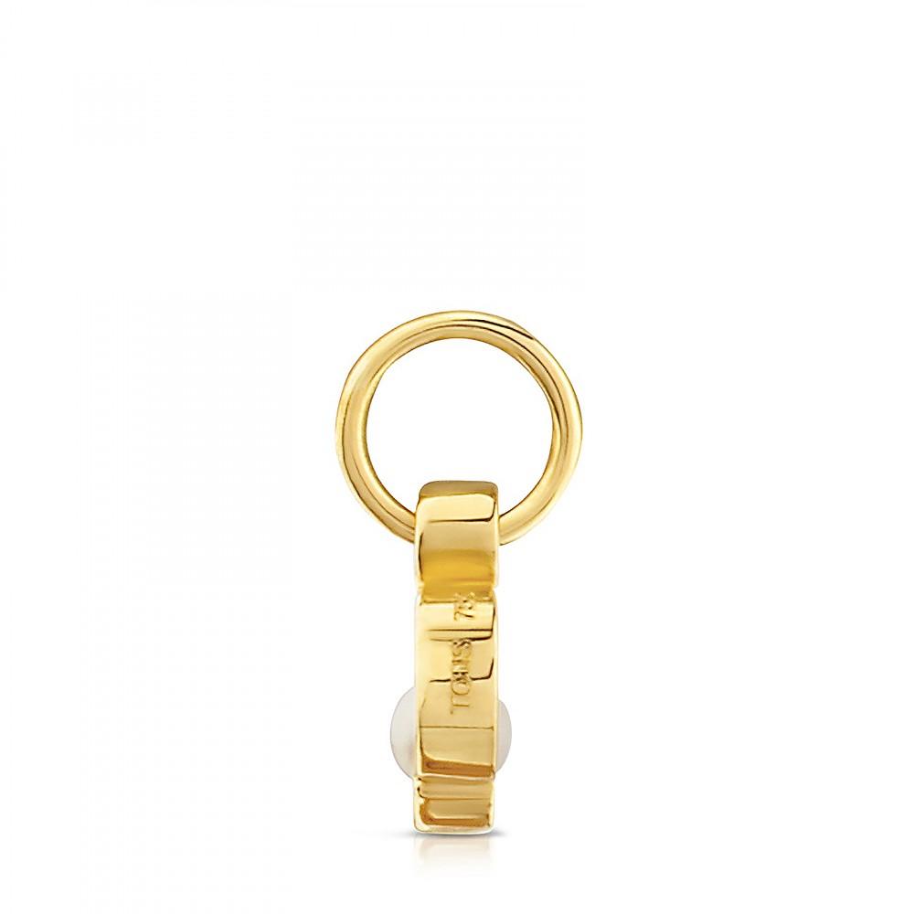 Tous Pend Au Silhouette Bear 8.5mm Prl 3mm 713564010
