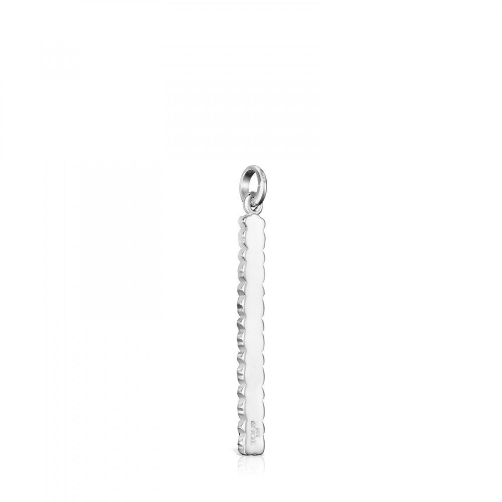 Tous Mini Onix - Color Pendant in Silver with Onyx 918454500