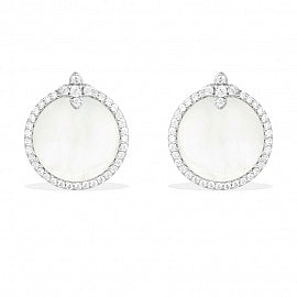 APM Underlobe Earrings with Mother of Pearl AE10108XNA