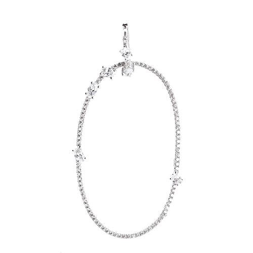 APM Eclat Mono Silver Single Earring AE9456OX