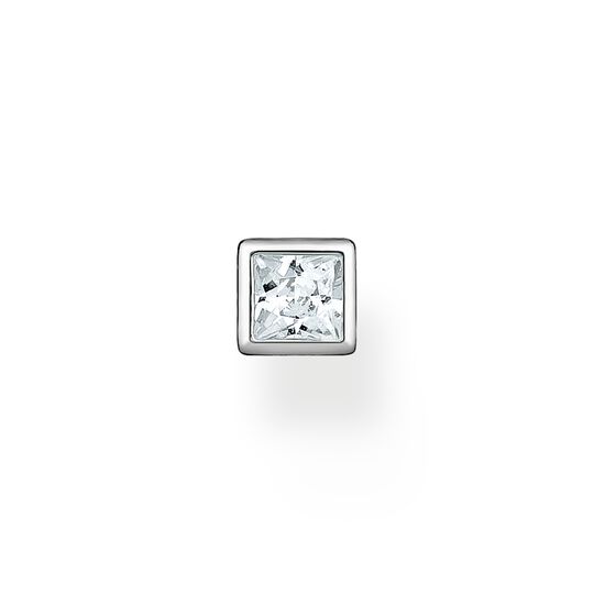 Thomas Sabo Single Ear Stud White Stone Silver H2256-051-14