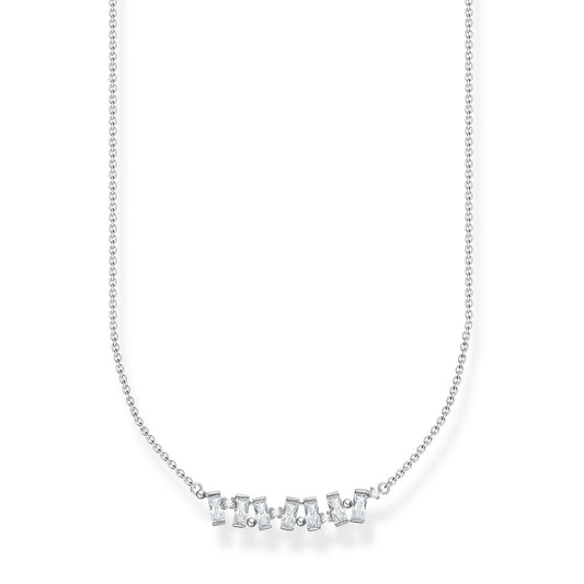 Thomas Sabo Charm Club Charming Silver Baguette Necklace KE2095-051-14-L45V