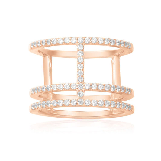APM Croisette Rose Gold Ring R14726OX