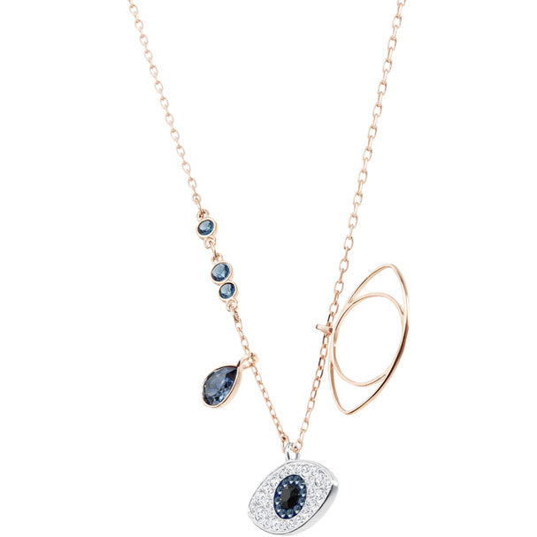 Swarovski Symbolic Evil Eye Pendant, Blue, Mixed Plating 5172560