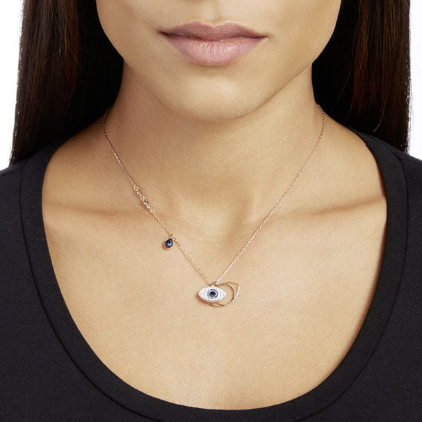 Swarovski Symbolic Evil Eye Pendant, Blue, Mixed Plating 5172560
