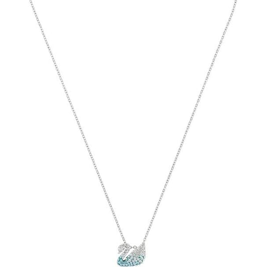 Swarovski Iconic Swan Pendant, Multi-colored, Rhodium Plated 5512094